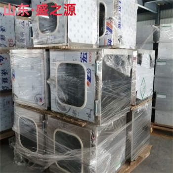 河南單開(kāi)門(mén)外冷板帶斜坡機(jī)械互鎖傳遞窗