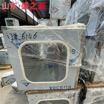 貴陽304不銹鋼雙開門轉(zhuǎn)角機械互鎖傳遞窗